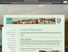 Tablet Screenshot of laar-am-rhein.de